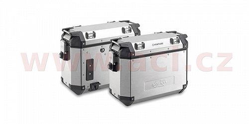 sada hliníkových bočních kufrů KAPPA KVE37A (objem 2 x 37L)